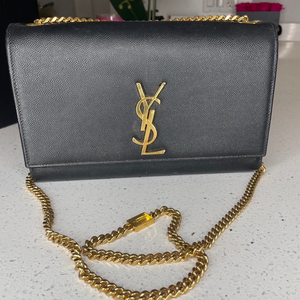 Kate medium leather crossbody bag